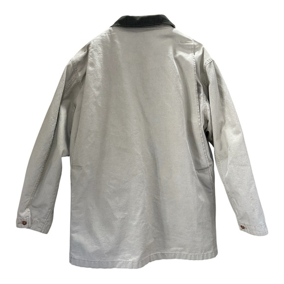 Vintage LL Bean Men’s Flannel Lined Canvas Barn Chore Coat Large USA Made READ - Picture 4 of 12